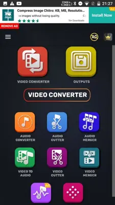 Video Convertidor Compressor android App screenshot 0