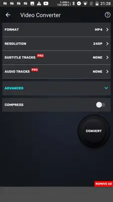 Video Convertidor Compressor android App screenshot 3