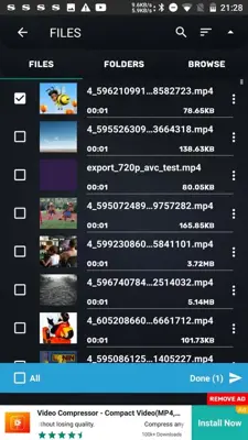 Video Convertidor Compressor android App screenshot 6